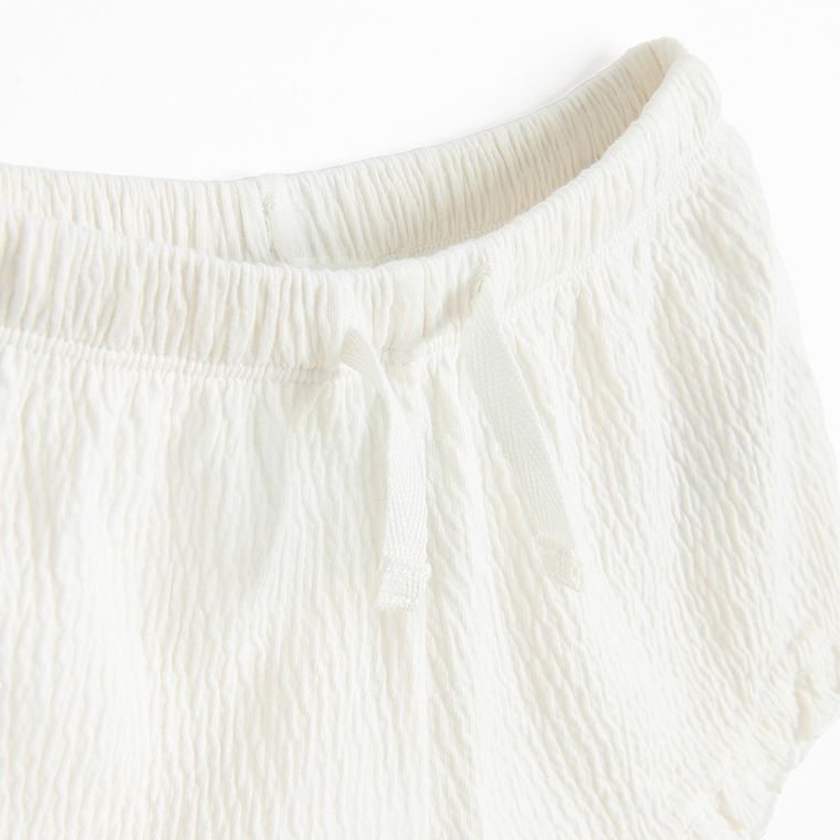 Cool Club, Pantaloni scurti pentru fete, alb, roz, set, 2 buc.