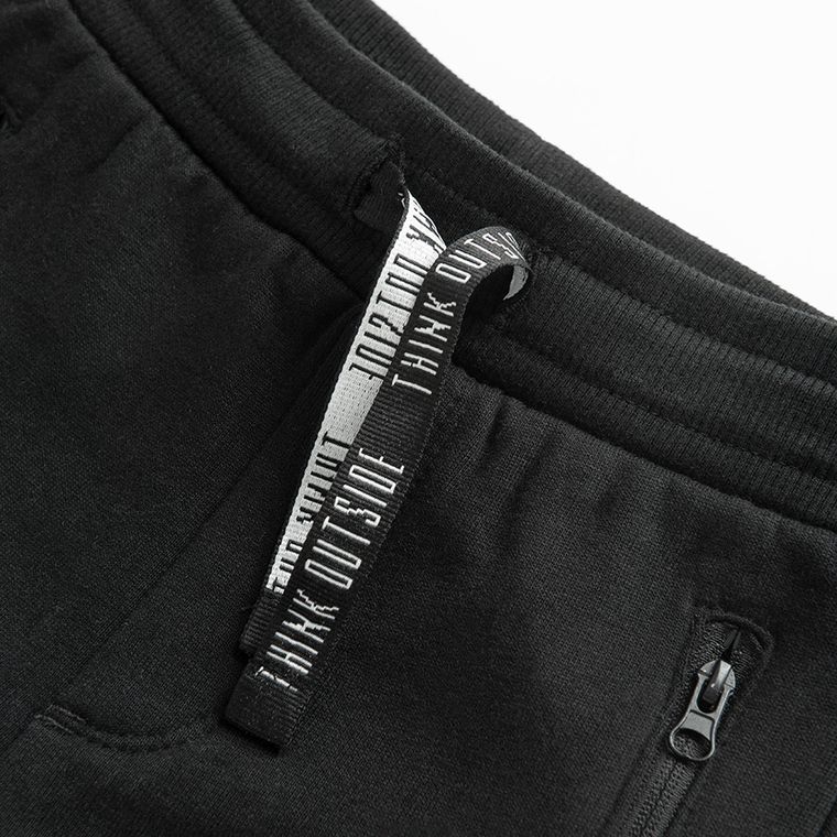 Cool Club, Pantaloni trening pentru baieti, caldurosi, negru