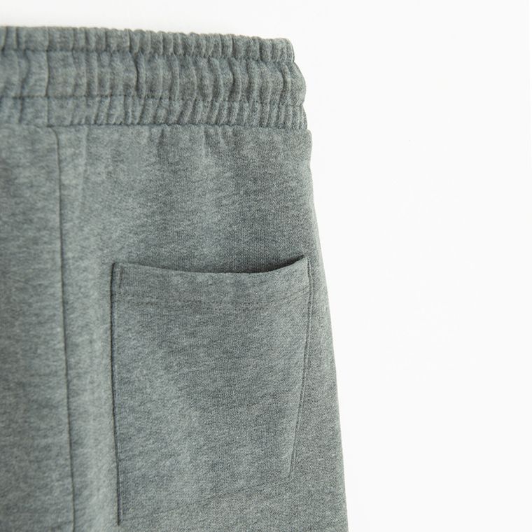 Cool Club, Pantaloni trening pentru baieti, gri, imprimeu Sonic the Hedgehog