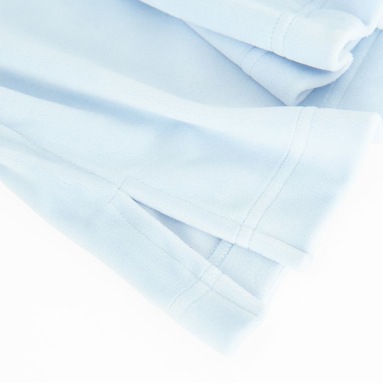 Cool Club, Pantaloni trening pentru fete, wide, velur, albastru