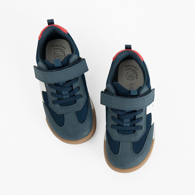 Cool Club, Pantofi sport pentru baieti, bleumarin, talpa Barefoot