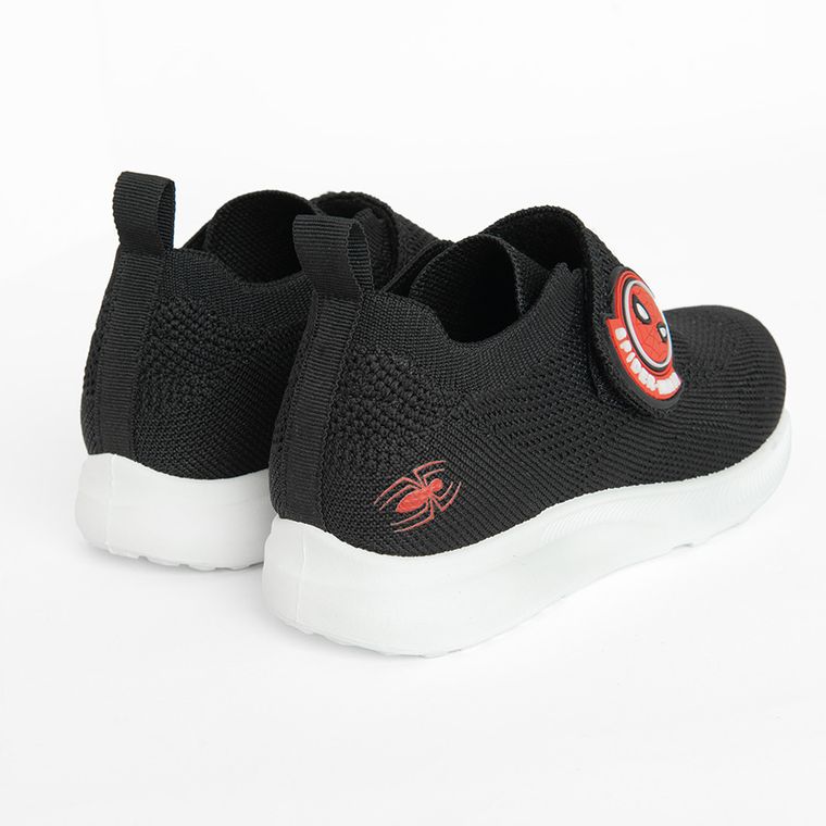 Cool Club, Pantofi sport pentru baieti, negru, imprimeu Spider-Man