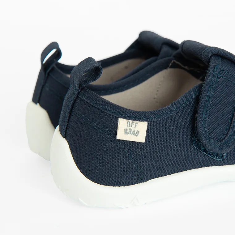 Cool Club, Papuci de casa pentru baieti, bleumarin, brant din piele