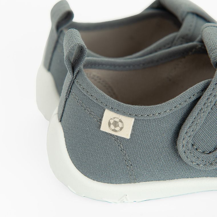 Cool Club, Papuci de casa pentru baieti, gri, brant din piele