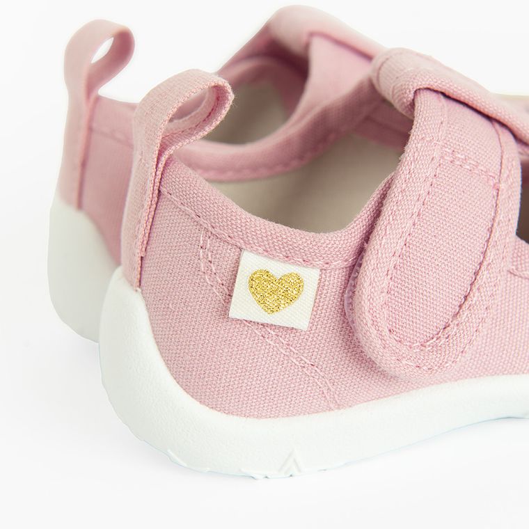 Cool Club, Papuci de casa pentru fete, roz, brant din piele