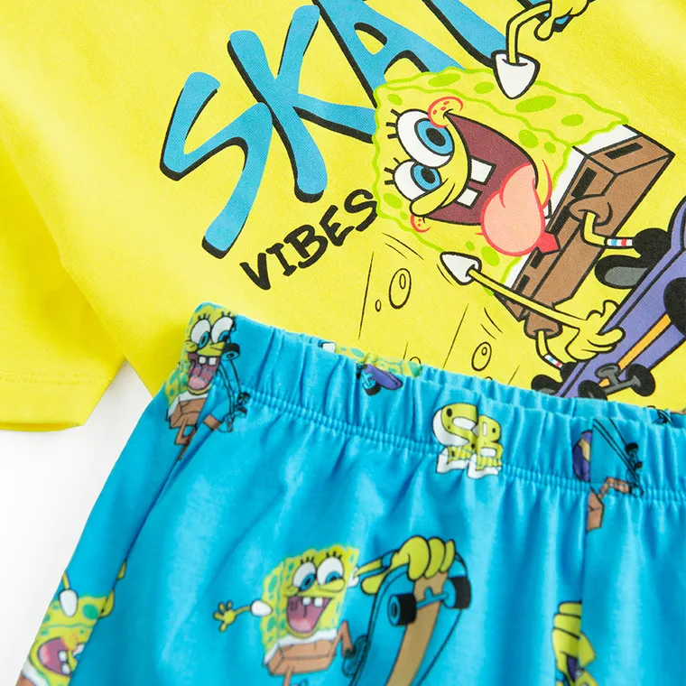 Cool Club, Pijama pentru baieti, mix, imprimeu SpongeBob