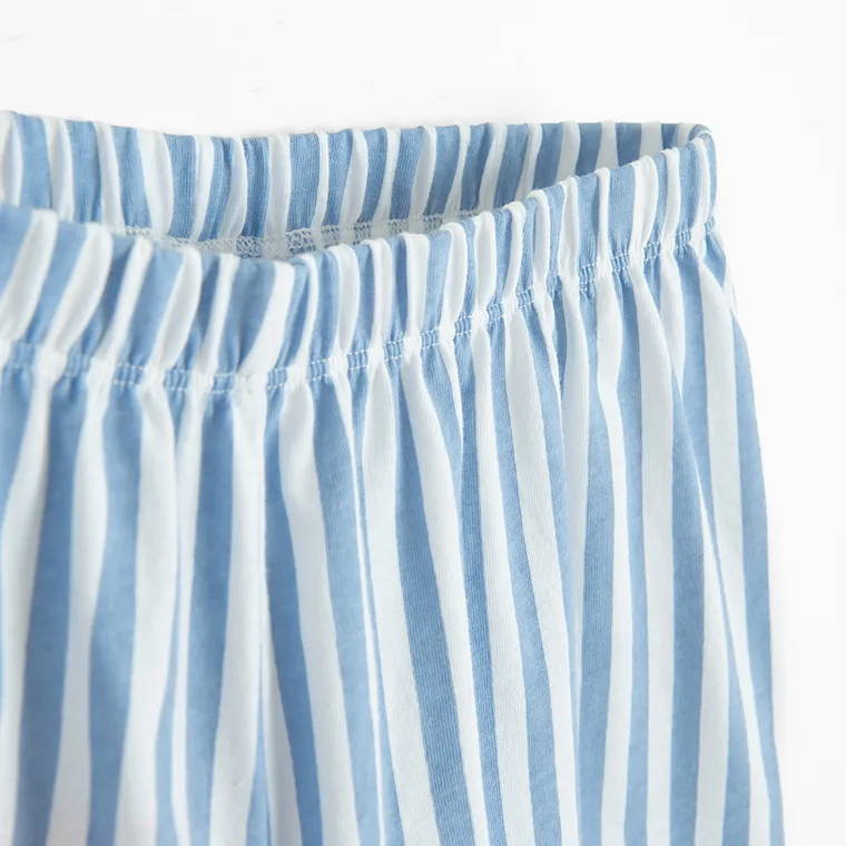 Cool Club, Pijama pentru fete, alb-albastru, imprimeu Lilo si Stitch