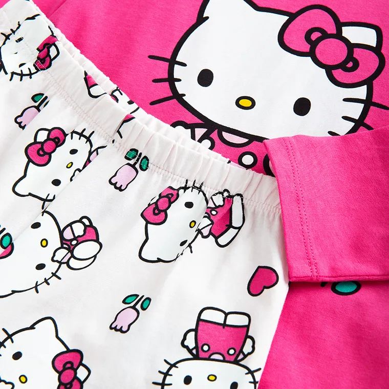 Cool Club, Pijama pentru fete, roz, imprimeu Hello Kitty