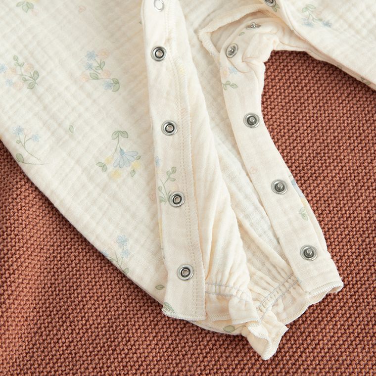 Cool Club, Pijama tip salopeta pentru fete, muselina, piersica