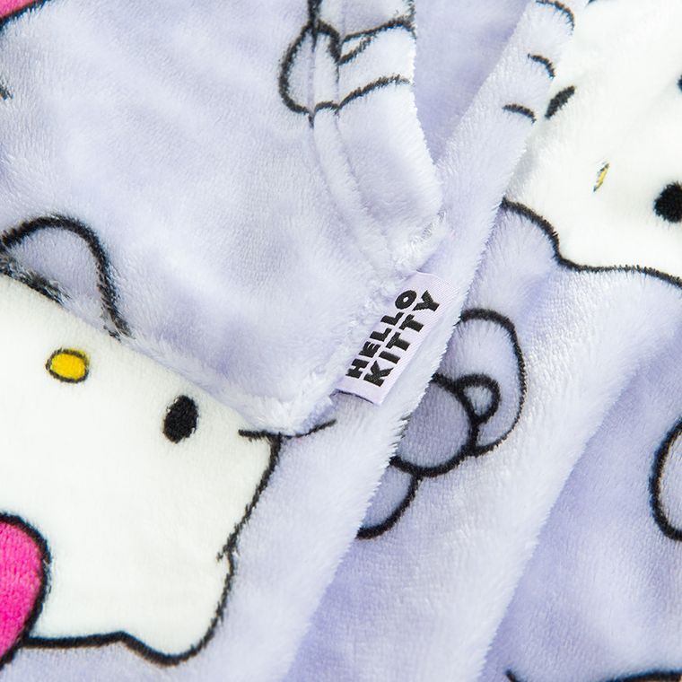 Cool Club, Poncho cu gluga pentru fete, violet, imprimeu Hello Kitty