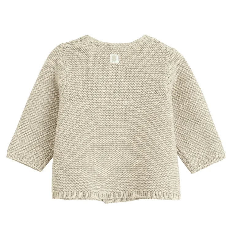 Cool Club, Pulover pentru bebelusi, cu nasturi, bej