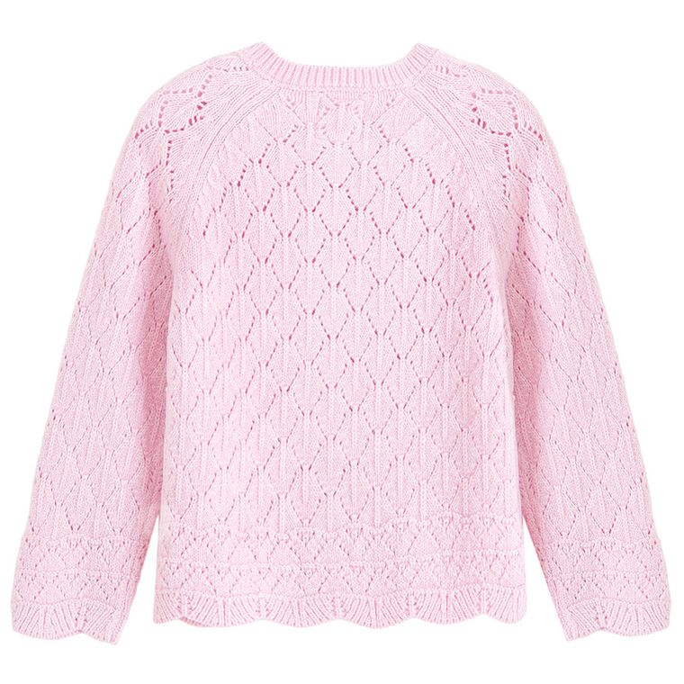 Cool Club, Pulover pentru fete, cu nasturi, roz