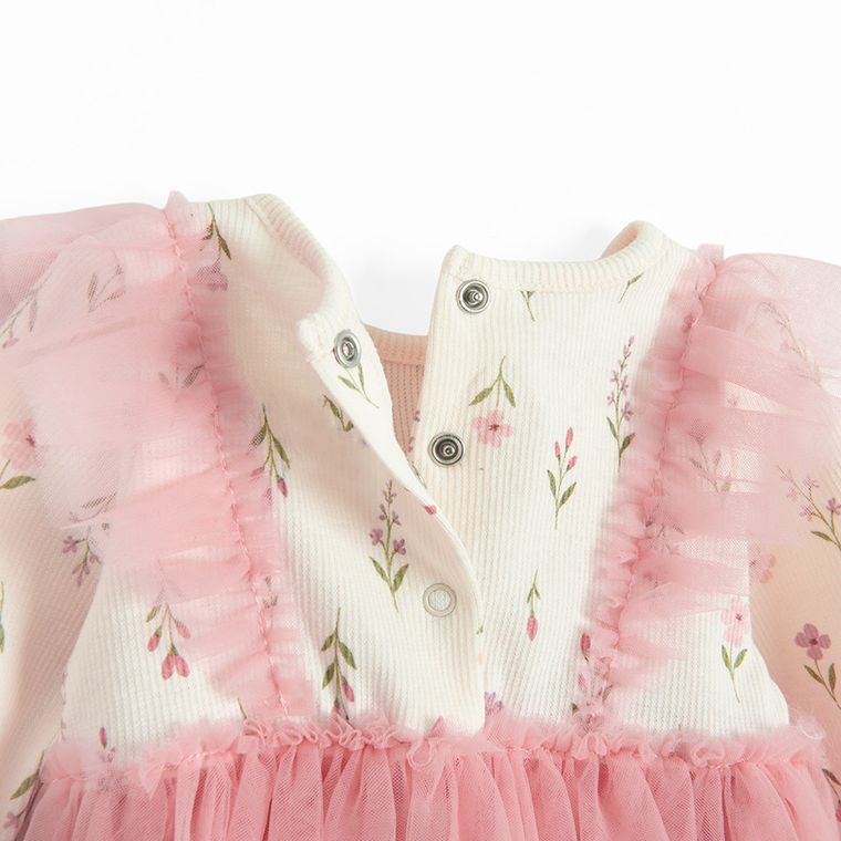 Cool Club, Rochie cu maneca lunga pentru fete, roz