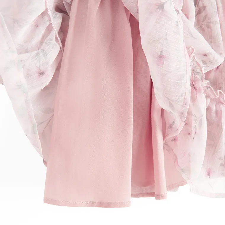 Cool Club, Rochie cu maneca lunga pentru fete, roz