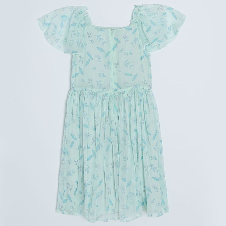 Cool Club, Rochie cu maneca scurta pentru fete, albastru