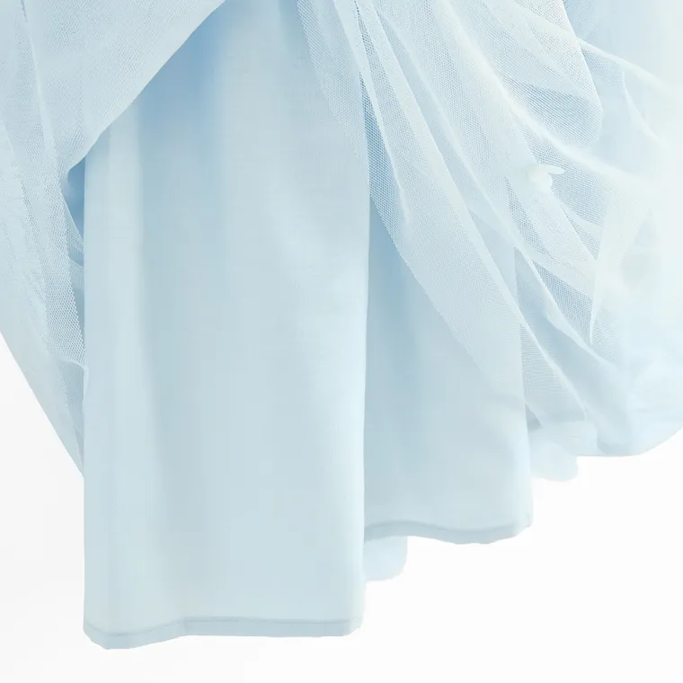 Cool Club, Rochie cu maneca scurta pentru fete, albastru