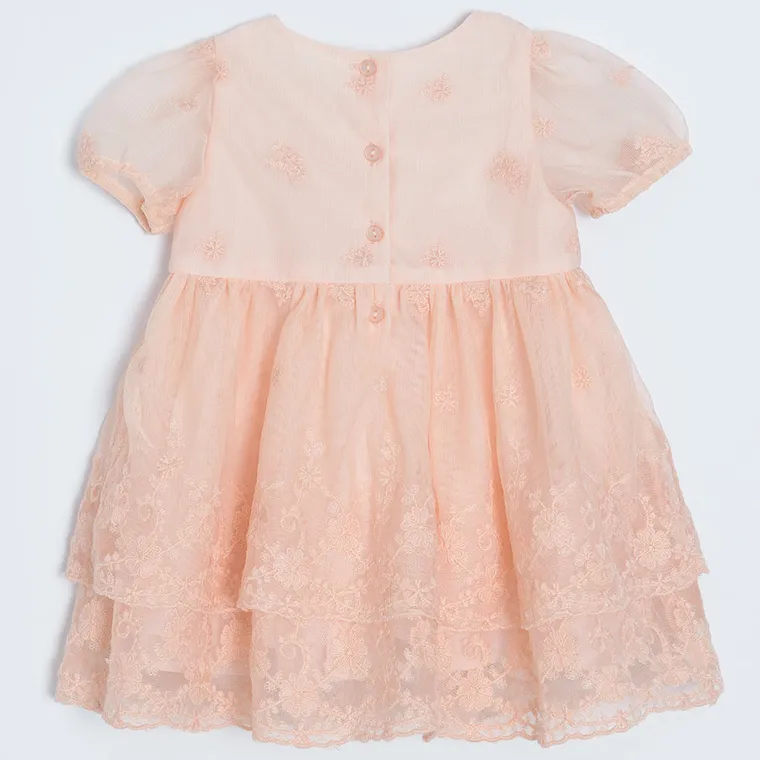Cool Club, Rochie cu maneca scurta pentru fete, roz