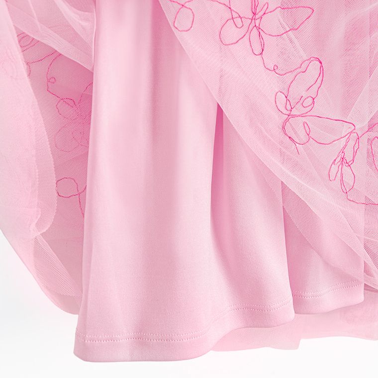 Cool Club, Rochie cu maneca scurta pentru fete, roz