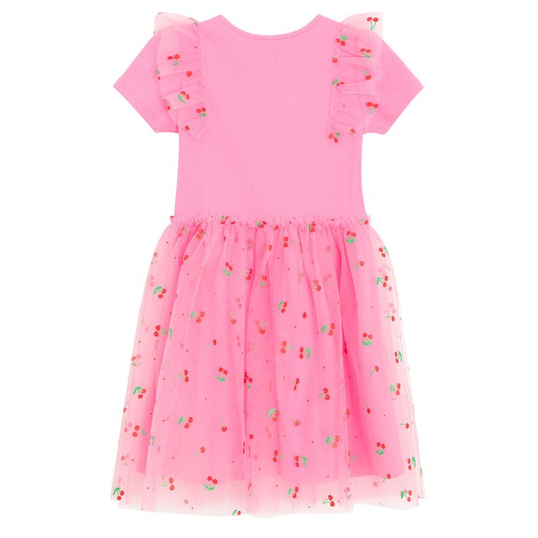 Cool Club, Rochie cu maneca scurta pentru fete, roz