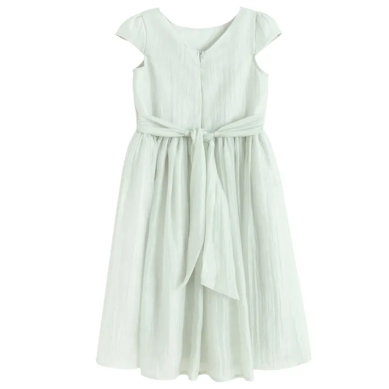 Cool Club, Rochie cu maneca scurta pentru fete, verde