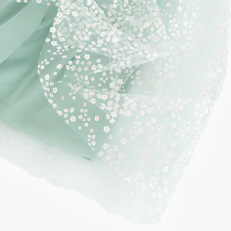 Cool Club, Rochie cu maneca scurta pentru fete, verde