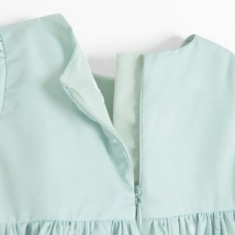 Cool Club, Rochie cu maneca scurta pentru fete, verde