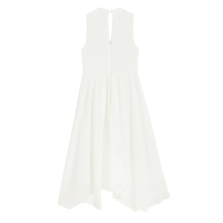 Cool Club, Rochie fara maneci pentru fete, alb