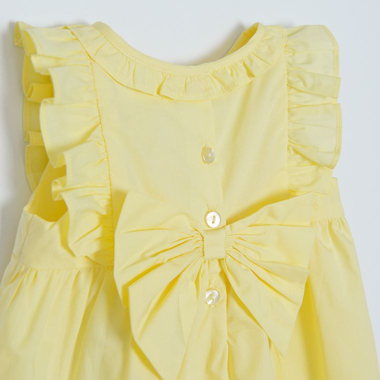 Cool Club, Rochie fara maneci pentru fete, galben