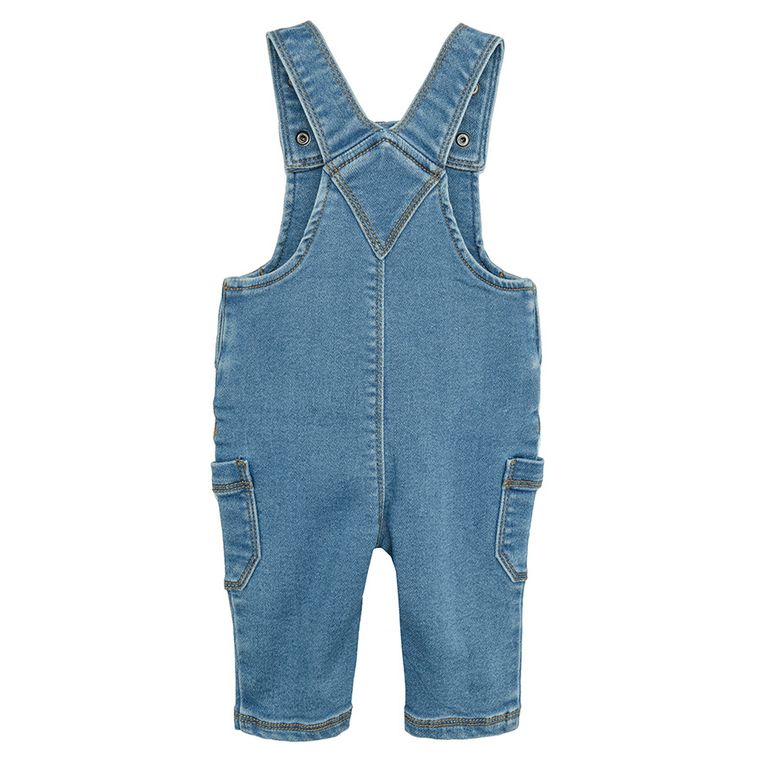 Cool Club, Salopeta de blugi pentru baieti, denim, cu buzunare