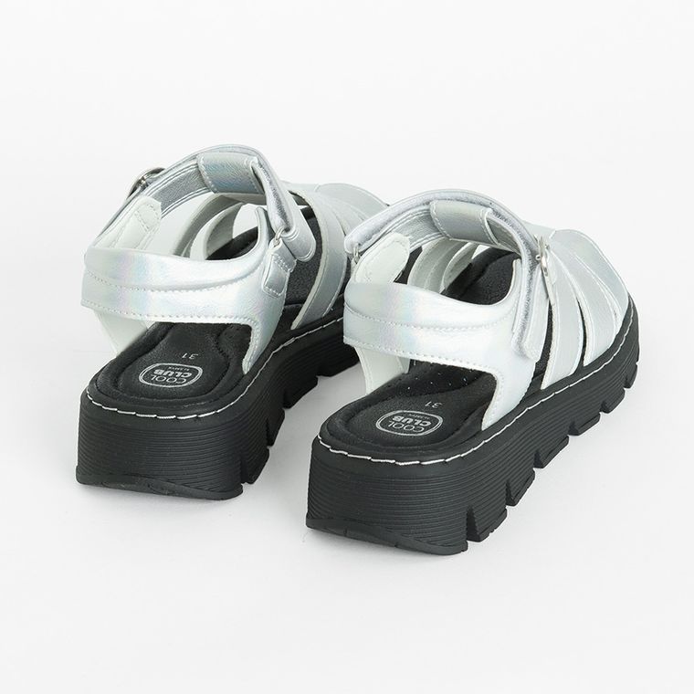 Cool Club, Sandale pentru fete, argintiu