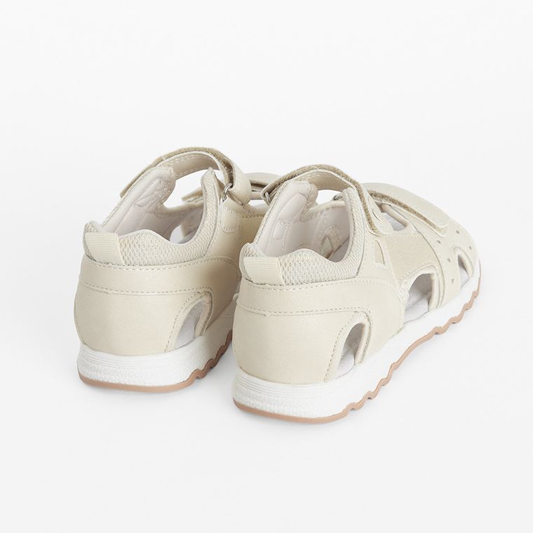 Cool Club, Sandale pentru fete, ecru, brant din piele