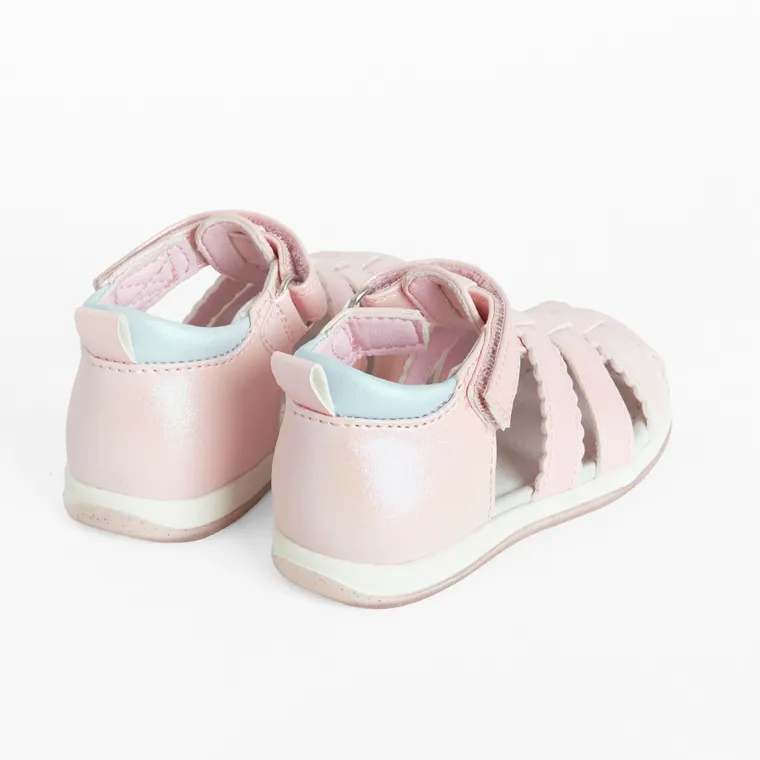 Cool Club, Sandale pentru fete, roz, brant din piele