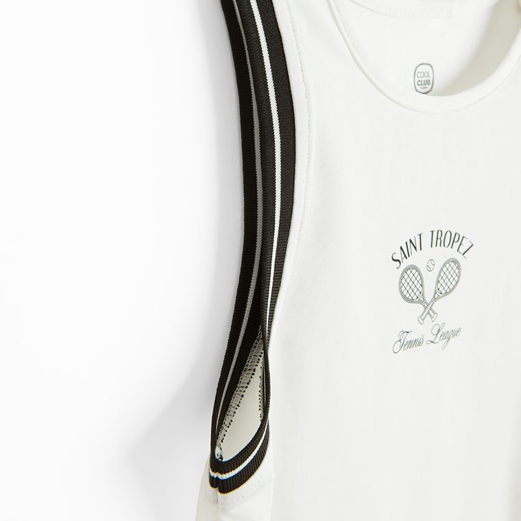 Cool Club, Set de tenis pentru fete, Top, Fusta cu pantaloni scurti, mix