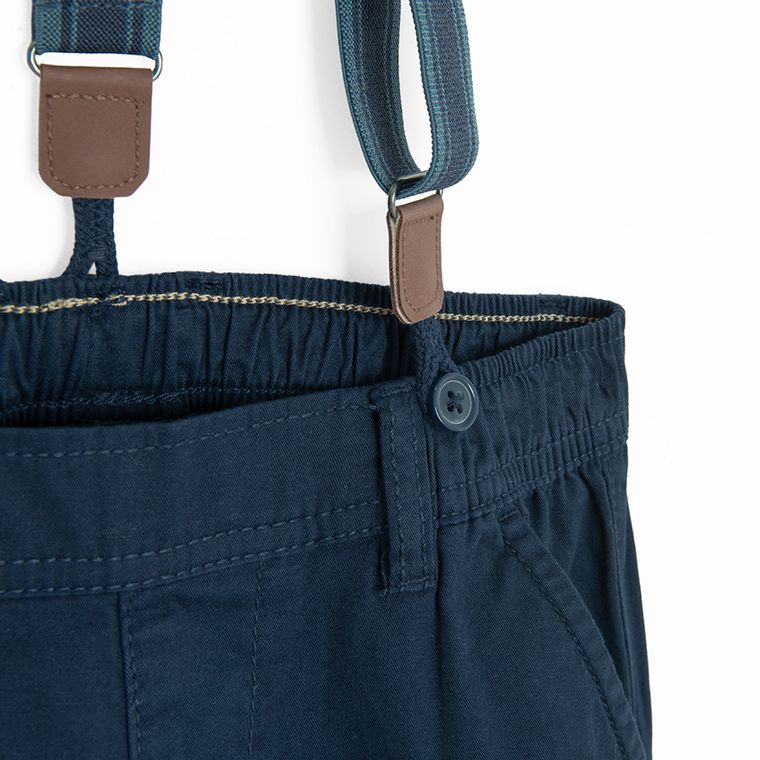 Cool Club, Set pentru baieti, Camasa cu maneca scurta, Pantaloni din textil, Bretele, mix