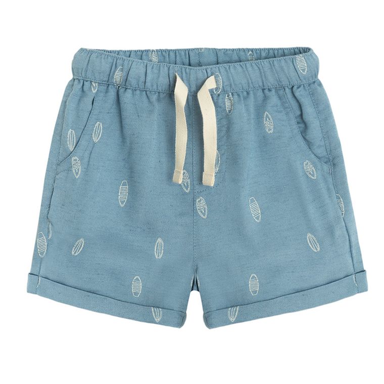 Cool Club, Set pentru baieti, Camasa cu maneca scurta, Pantaloni scurti, albastru