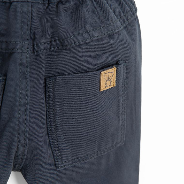 Cool Club, Set pentru baieti, Pantaloni din textil, Bretele, bleumarin