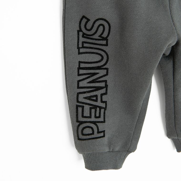 Cool Club, Set pentru baieti, Vesta, Bluza cu maneca lunga, Pantaloni trening, mix, imprimeu Snoopy