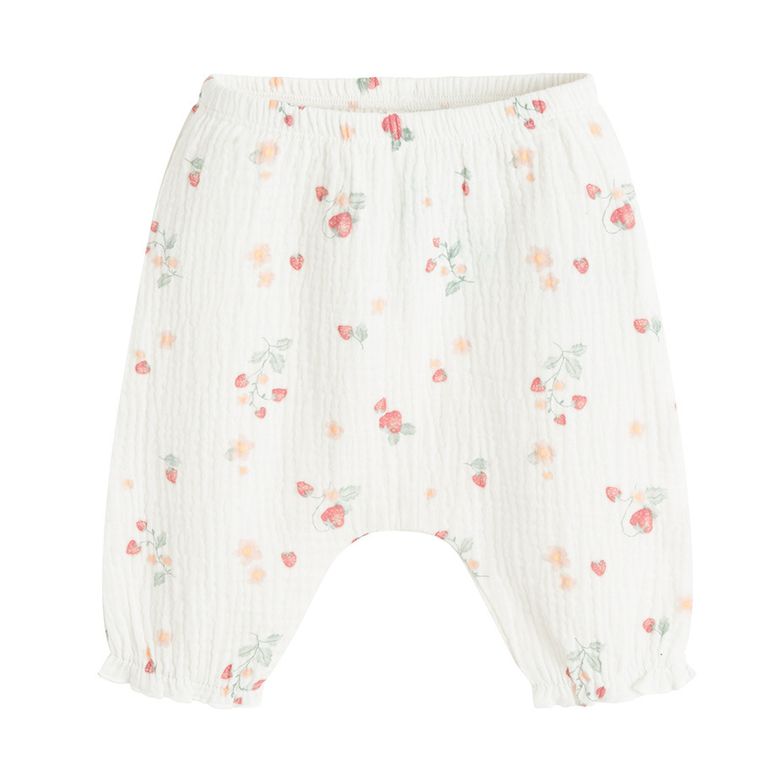 Cool Club, Set pentru fete, Bluza cu capse, Pantaloni fara botosei, alb