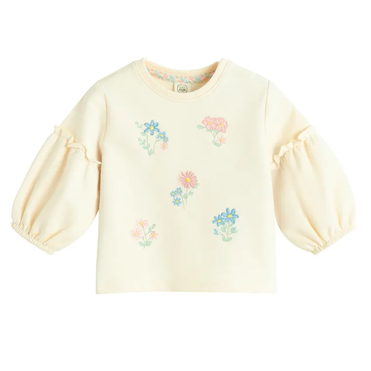 Cool Club, Set pentru fete, Bluza cu maneca lunga, Colanti din tricot striat, mix