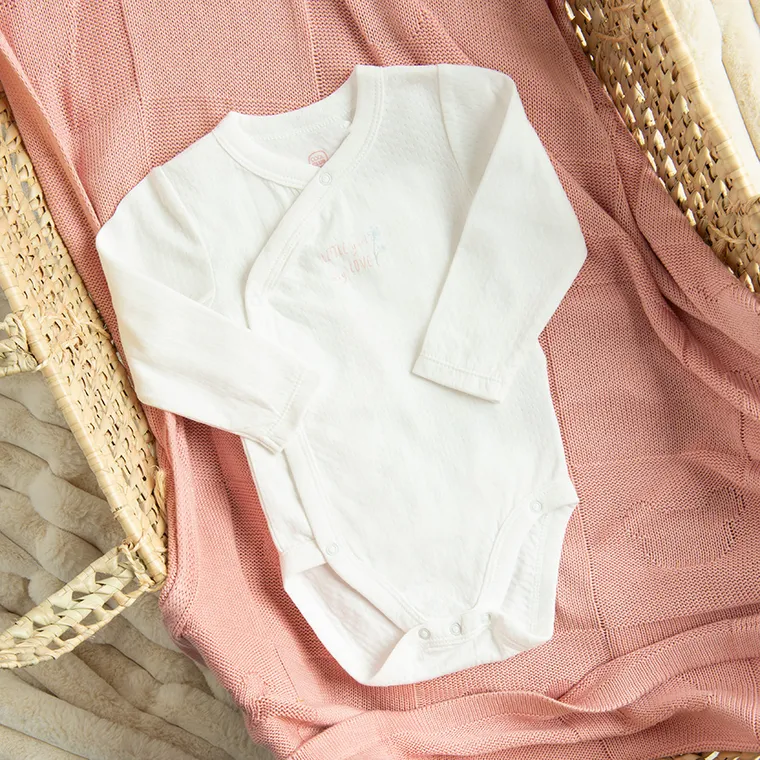 Cool Club, Set pentru fete, Body cu maneca lunga, Pantaloni, Bluza cu capse, alb