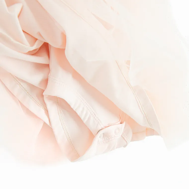 Cool Club, Set pentru fete, Body-rochie cu maneca scurta, Bolero, roz