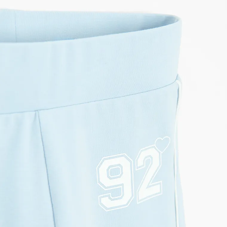 Cool Club, Set pentru fete, Tricou, Colanti scurti, albastru