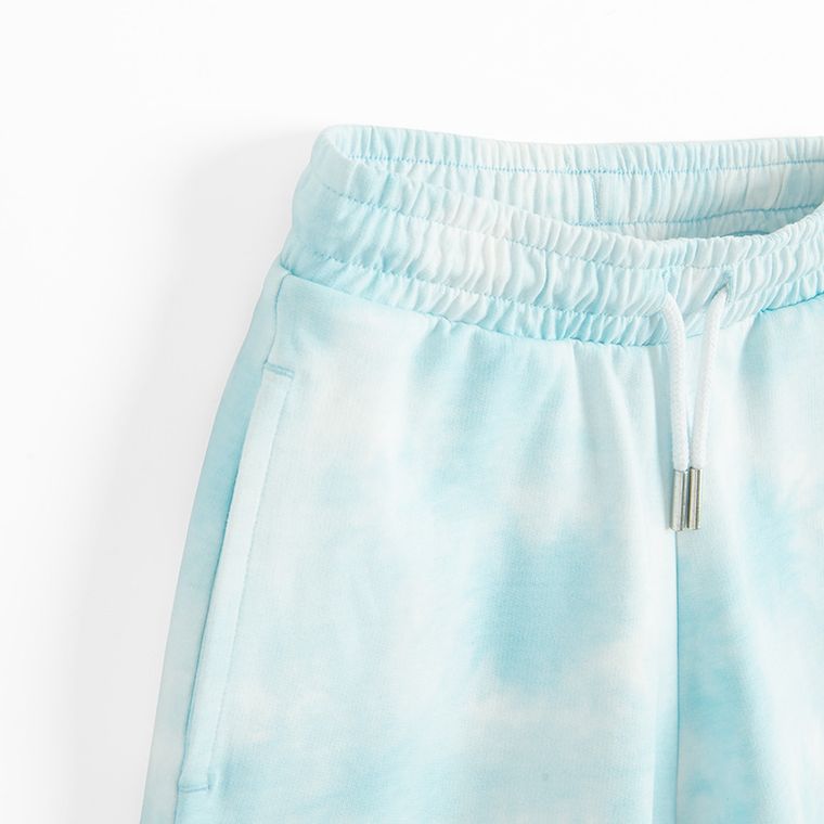 Cool Club, Set pentru fete, Tricou, crop top, Pantaloni scurti, albastru