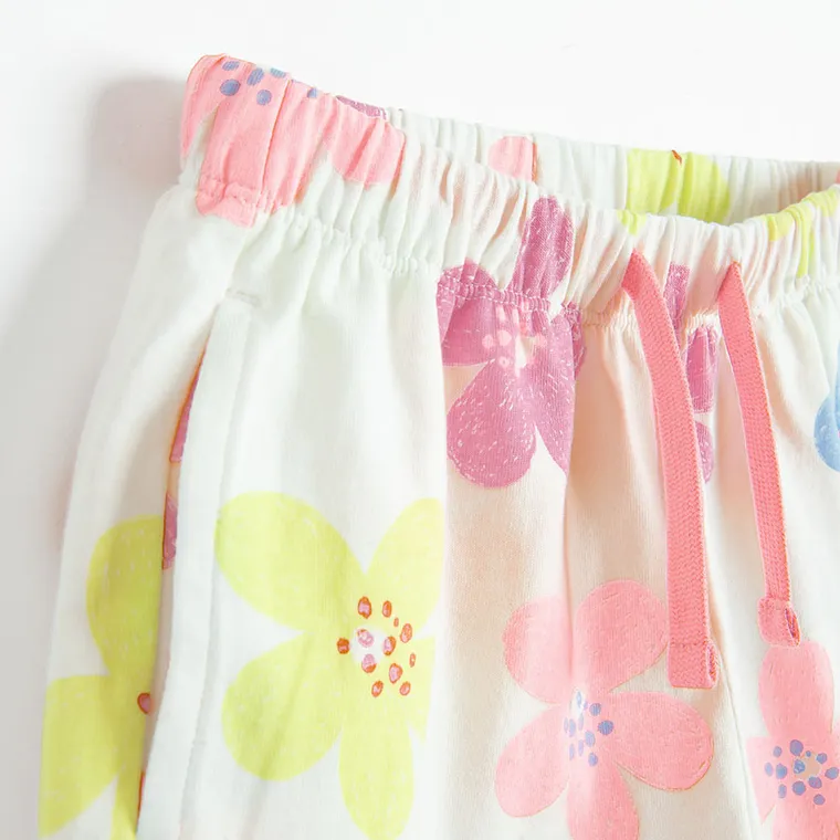 Cool Club, Set pentru fete, Tricou, Pantaloni scurti, alb