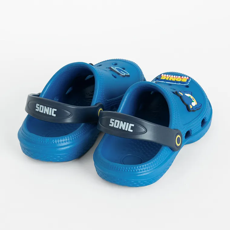 Cool Club, Slapi pentru baieti, albastru, imprimeu Sonic the Hedgehog