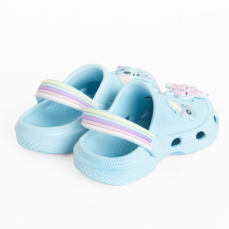 Cool Club, Slapi pentru fete, albastru, imprimeu Lilo si Stitch