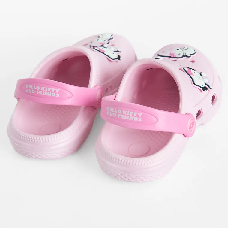 Cool Club, Slapi pentru fete, roz, imprimeu Hello Kitty and Friends