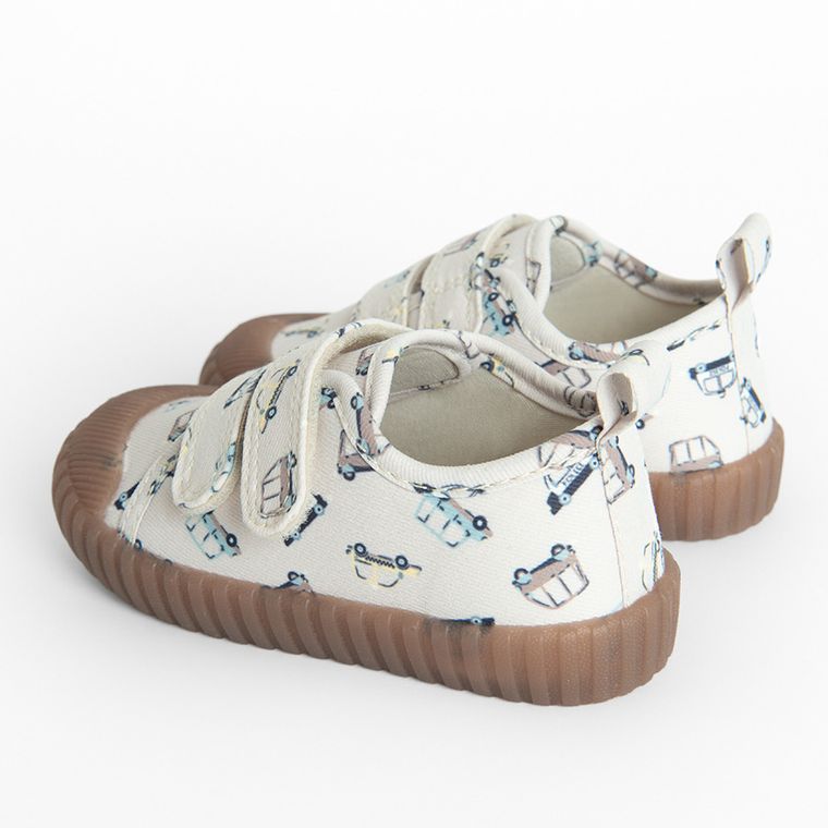 Cool Club, Tenisi pentru baieti, bej, talpa Barefoot