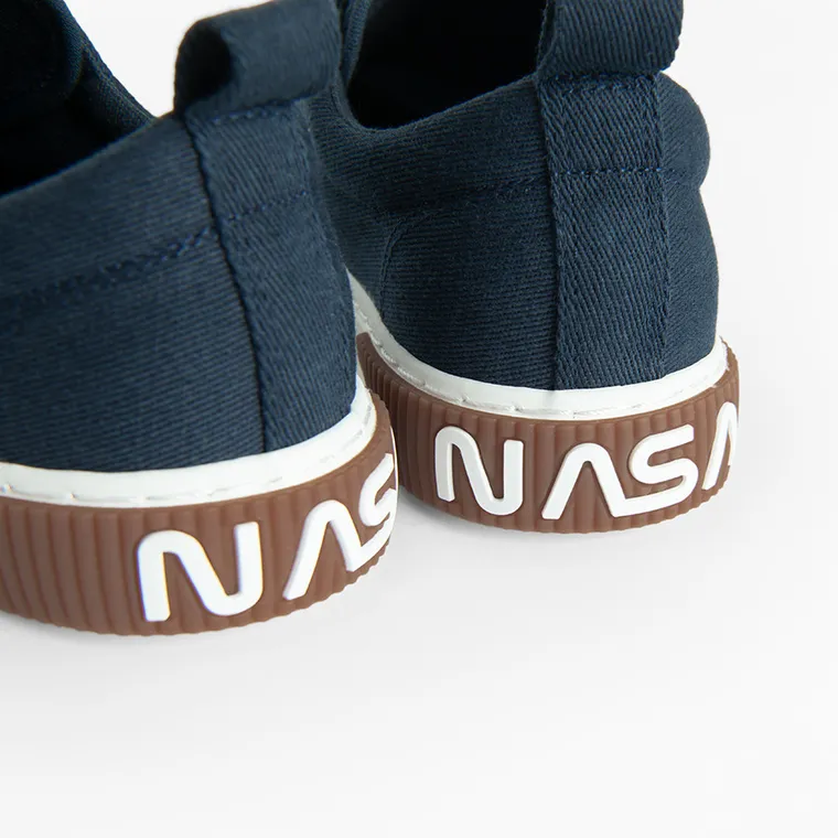 Cool Club, Tenisi pentru baieti, bleumarin, imprimeu NASA