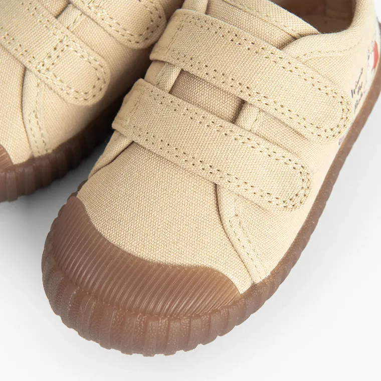 Cool Club, Tenisi pentru bebelusi, maro, talpa Barefoot, imprimeu Winnie the Pooh